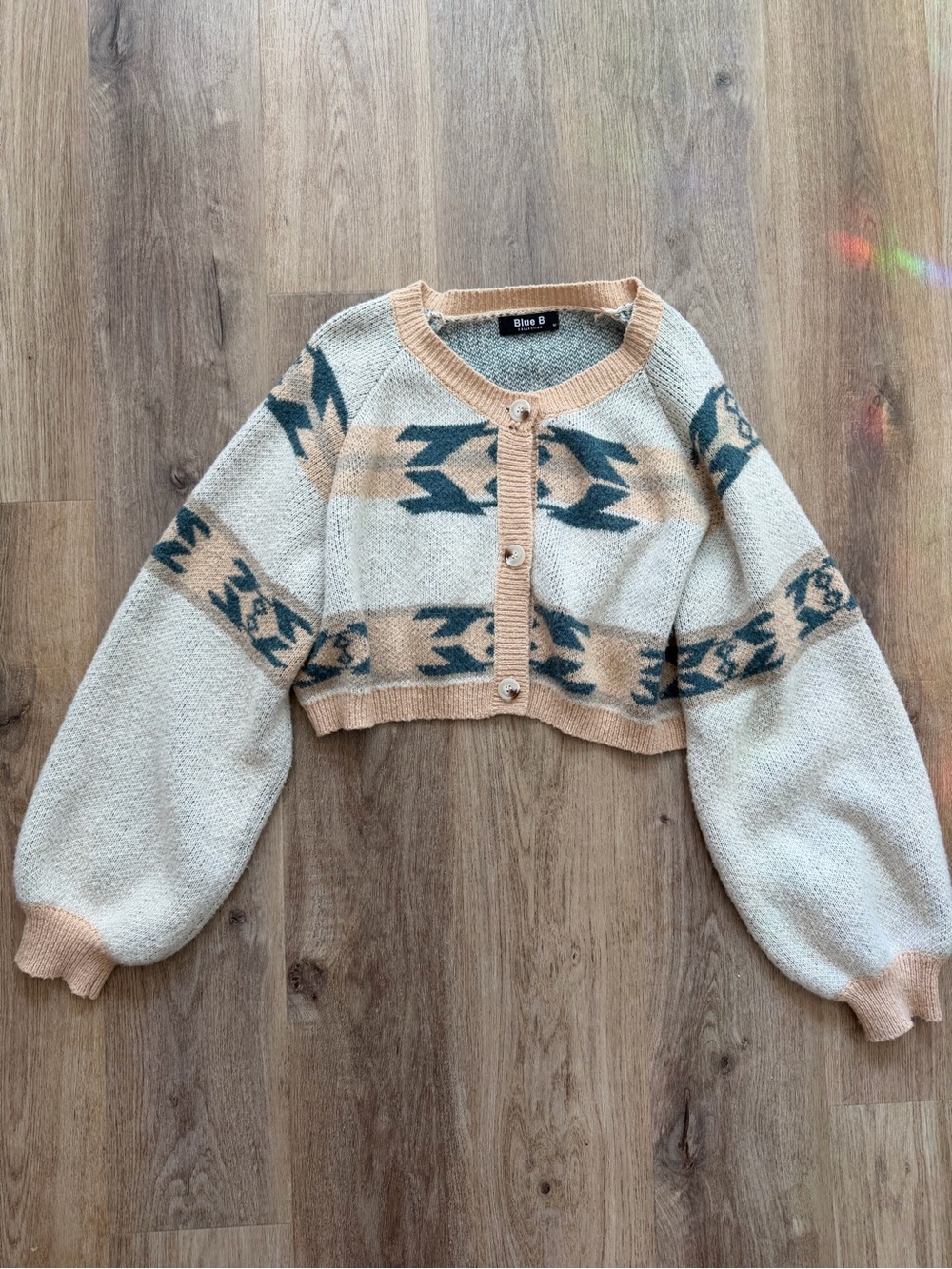 Cropped Western Sweater